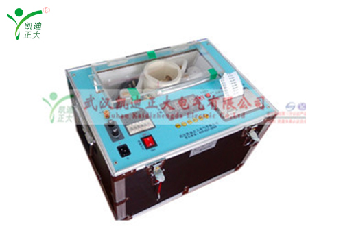 KDJJC絕緣油介電強(qiáng)度測試儀測試電力油設(shè)備油樣時？